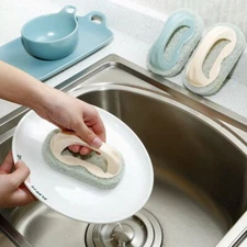 Kitchen Scrub Brush Sponge Cleaning Pot Glass Tile Dish Washing Accessory