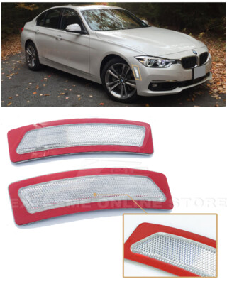 Smoke Front Len Bumper Side Reflector Marker Light For BMW 3 Series E92