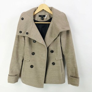 long beige peacoat