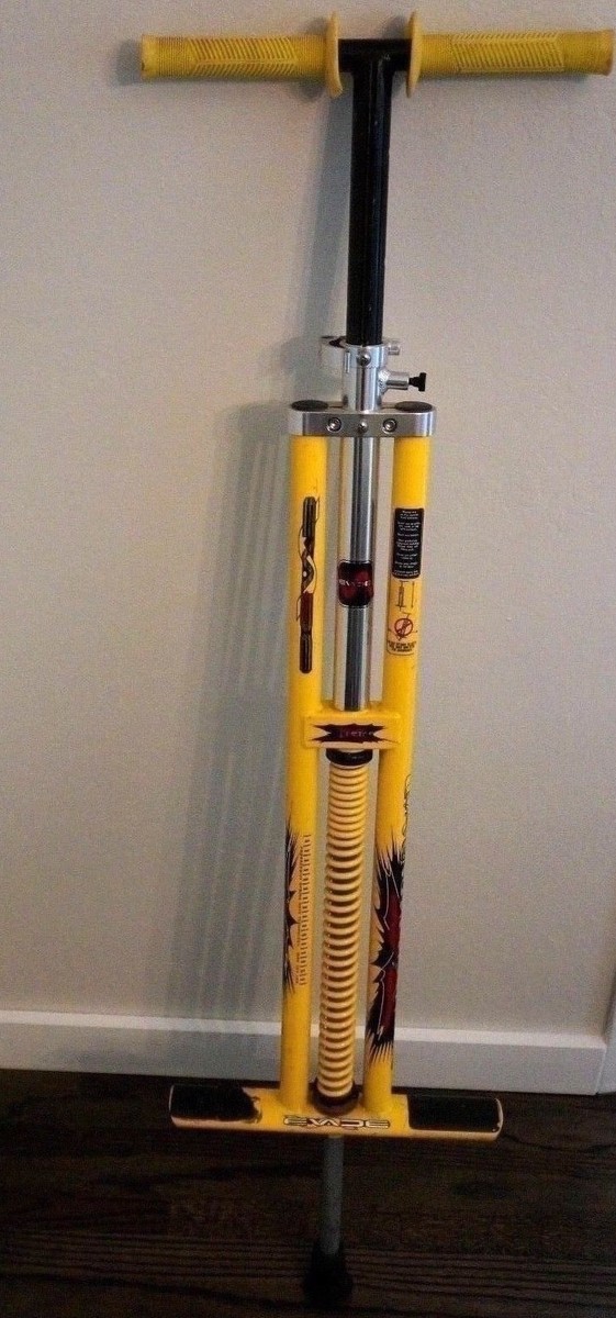 EVADE 6061 Yellow Aluminum Metal POGO STICK Launcher Extreme