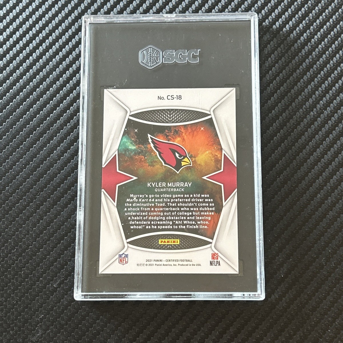 2021 Panini Certified Stars Mirror Orange #CS-18 Kyler Murray /149