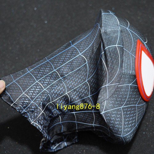 Spider-man Miles Morales Helmet Cosplay Full Face Mask Costume Props Halloween - Picture 13 of 14