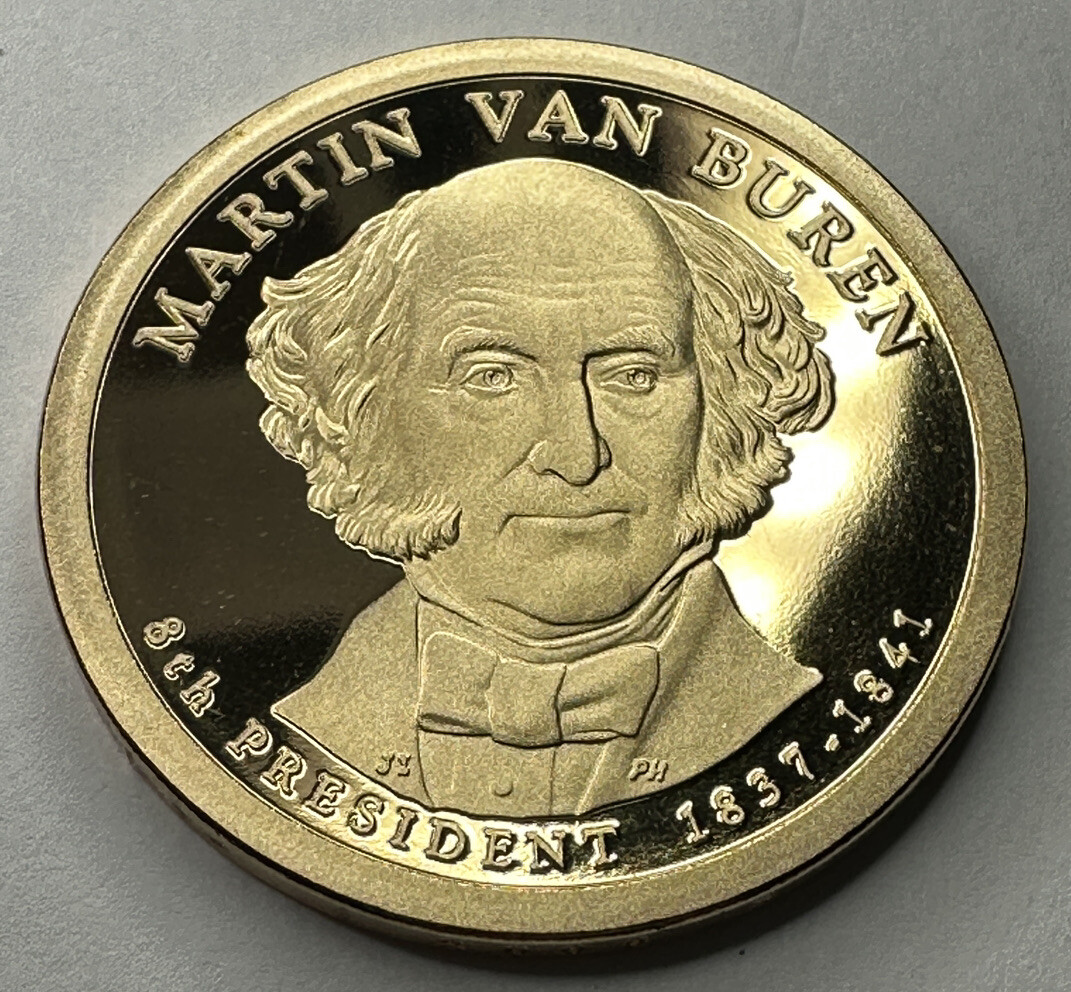 NGC PF70☆2008 アメリカ 8代 大統領 1ドル  硬貨 2008-S Martin Van Buren Presidential $1 Dollar Proof Coin from US