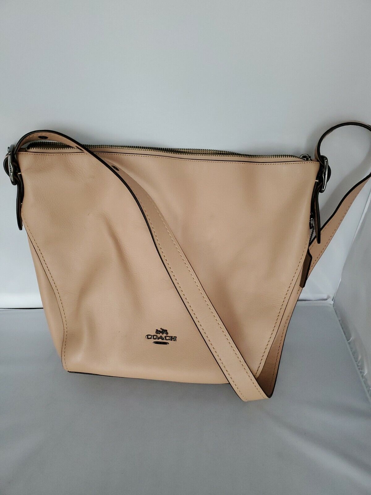 Coach Tan Leather Handbag - image 4