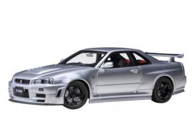 AUTOart 1/18 NISSAN SKYLINE NISMO R34 GT-R Z-tune 77461 Silber Neu