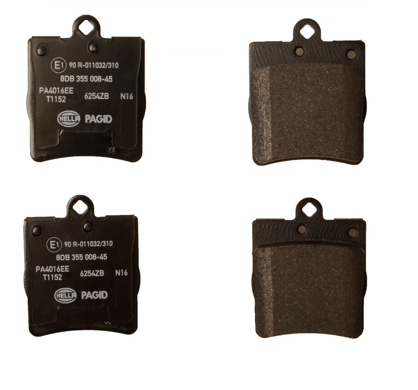 Juego de pastillas de freno 2 rotores traseros ATE disco rotor trasero PAGID para Mercedes Foto 3 de 3