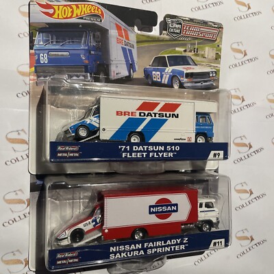 2019 Hot Wheels Team Transport '71 BRE Datsun 510 Nissan Fairlady