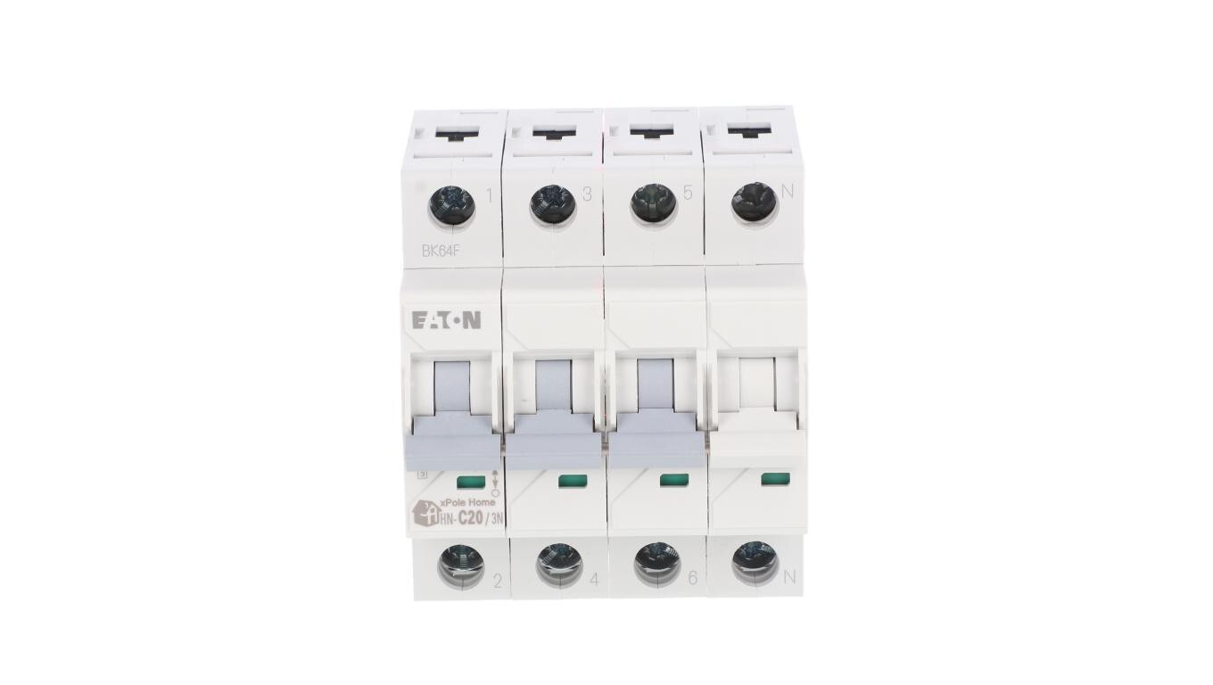 Circuit breaker 3P+NC 20A 6kA AC xPole Home HN-C20/3N 194912 /T2UK