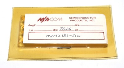 (10)  TYCO / M/A-COM MA42181-510 RF Transistor, 14.5 dB Gain @ 1 GHz, Sealed Pkg
