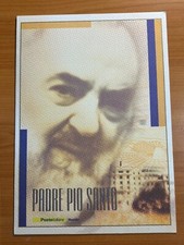 Italia 2002 - PADRE PIO SANTO- Folder Poste Italiane