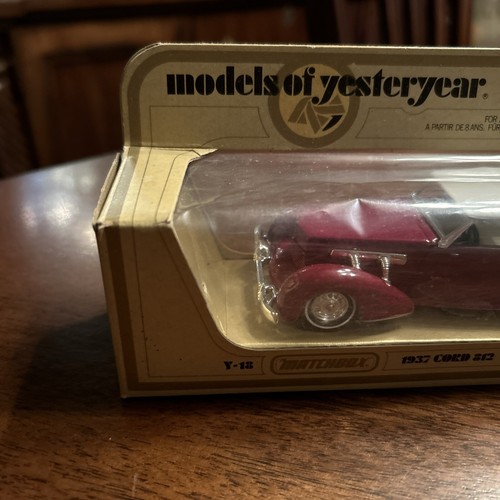 Matchbox: Models Of Yesteryear #Y18: 1937 Cord Model 812: In Original Packaging - Picture 4 of 9