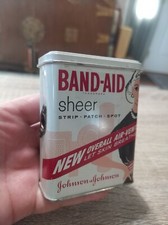 Vintage 1960s strange motor built in Band-Aid tin