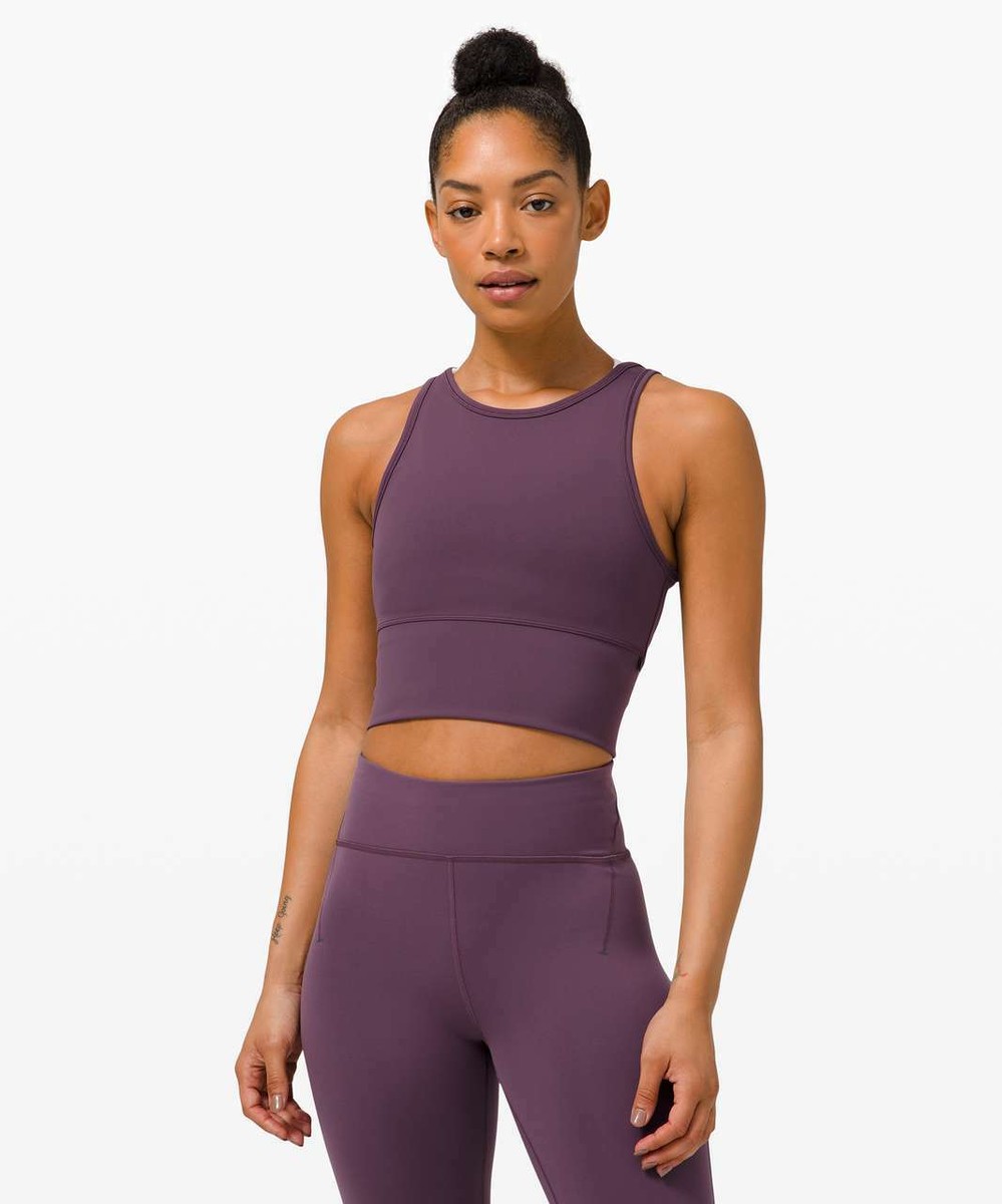 NWT Lululemon Power Pivot Tank *Everlux~SIZE:8~ Grape Thistle | eBay