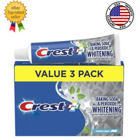 Crest Baking Soda and Peroxide Whitening Fresh Mint Toothpaste 161g - 3 PACK