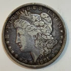 1891  Morgan Silver One Dollar Coin