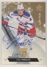 2013-14 SP Authentic Limited Auto Carl Hagelin #66 Auto x6g