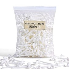 150 Pcs Wax Sticks Nose Wax Kit Accessories Waxing Sticks for Nose Hair Remove
