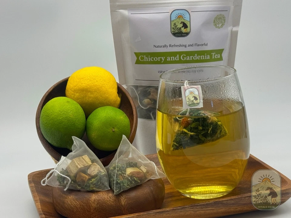 Chicory and Gardenia 草本茶 – 无咖啡因草药混合物 — 第 4/4 张图片