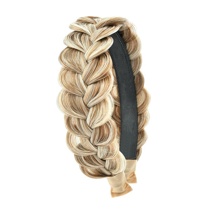 Haarreifen Geflochten Hairband Braided Hairpiece Damen Haarreif High Elasticity