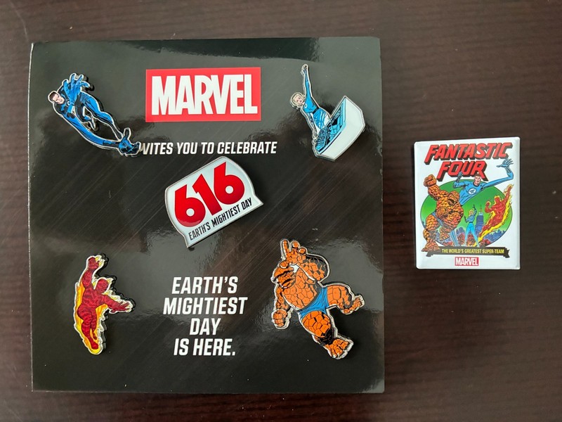 Fantastic Four 616 Day Limited Edition Pins & Comic Cover Pin