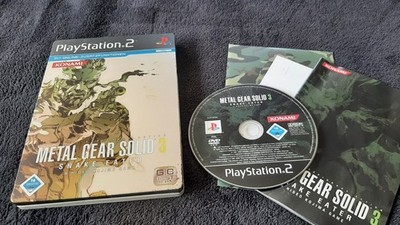 SONY PLAYSTATION 2 PS2 Steelbook Metal Gear Solid 3 Snake Eater CIB
