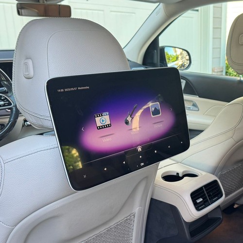 For Mercedes S560 2018 Android Headrest Monitor Video Player Car TV Touch Screen - Picture 2 of 9
