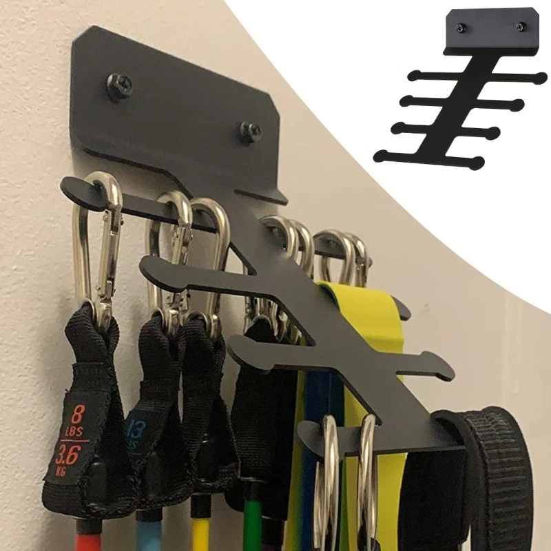 MultiPurpose Gym Equipment Storage Rack Exercise Resistance Band Rack Enduring - image 4 of 4