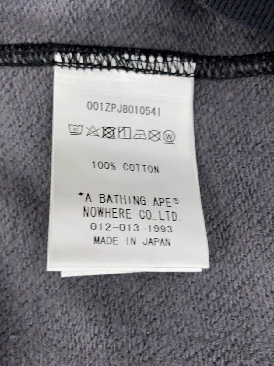 A BATHING APE (BAPE) Felpa con cappuccio zip intera A BATHING APE grigia XL usata