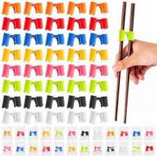 200 Pcs Reusable Chopsticks Helper Training Chopstick for Beginner