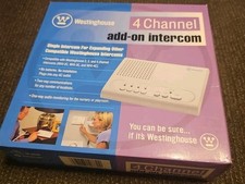Westinghouse 4-Channel Wireless WHI -2C, 3C AND 4C Intercom Single Unit