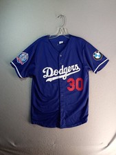 LA Dodgers Dave Roberts #30 Jersey Mens Medium M BMW 60th Anniversary 2018 SGA