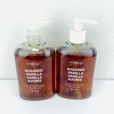 2 Pk Ulta Beauty Sugared Vanilla Vanille Sucree Hand Wash 9 Oz Pump Bottle NEW