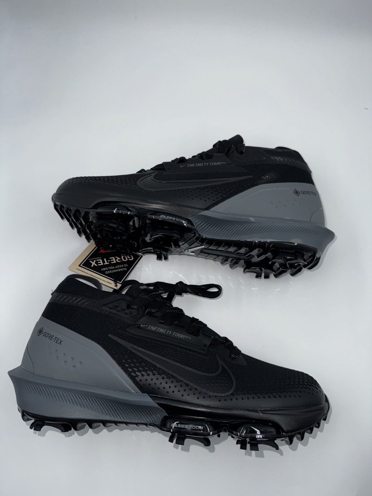 Nike Air Zoom Infinity Tour 2 Next% GTX Golf Cleats Black Men’s Size 8.5