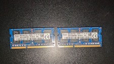 Lot of 2 SK Hynix 8GB 2Rx8 PC3L-12800S HMT41GS6BFR8A-PB, DDR3 Laptop RAM