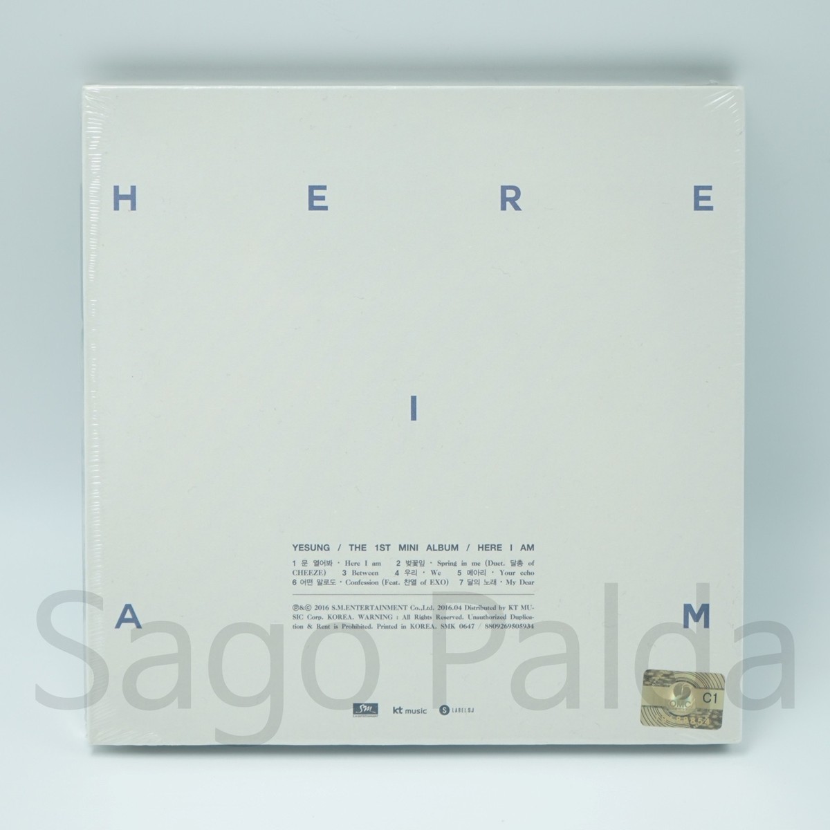 NEW Sealed Super Junior Yesung Here I am - 1st Mini Album CD 2016 