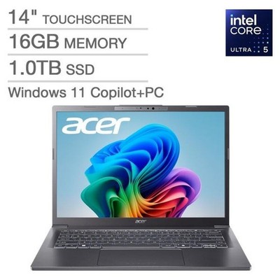 Acer Aspire 14'' AI Copilot+PC Laptop Core Ultra 5 226V Gen 4 ARC 16GB 1TB Refurb