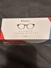 Horus X Kids Ultimate Screen Glasses  Gaming glasses  Clear Ghost Green Legs