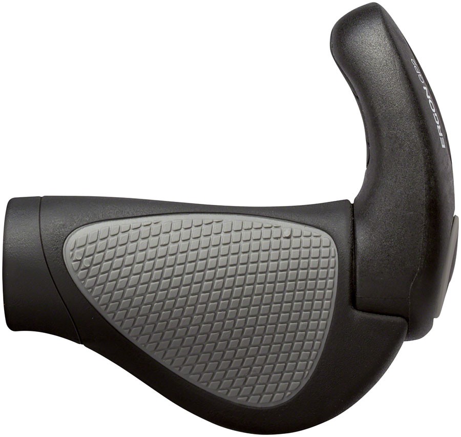 Ergon GP2 Grips with Adjustable 2-Finger Bar End for Rohloff & Nexus Bikes