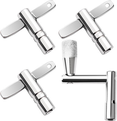 4 Pack Drum Keys - Universal Tool for Tuning High Tension Drums, Includes Speed