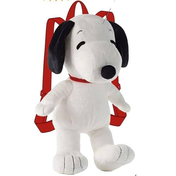 Plush Backpack - Peanuts - Snoopy Soft Doll Toy 16" Kids Tote Bag School NEW