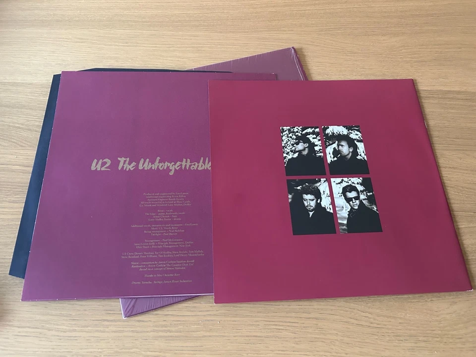 U2 - The Unforgettable Fire - Limited Edition - Burgundy Vinyl LP + Booklet - Image 4 of 4