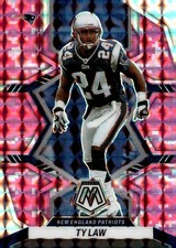 2022 Panini Mosaic #138 Ty Law Mosaic Camo Pink