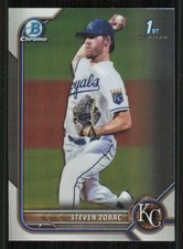 2022 Bowman Chrome Draft #BDC101 Steven Zobac