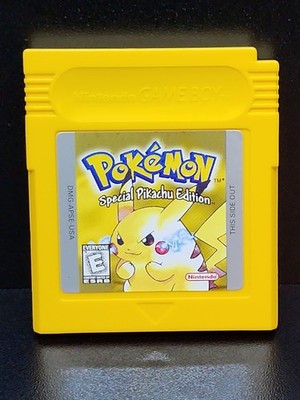Pokemon Yellow (Game Boy) | Authentic | Tested | New Save Battery