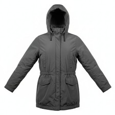 James Perse Yosemite Coat Womens 2 Gray Hoode...