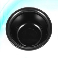 Shaving Soap Bowl Plastic Black for Lather Whipping and Smooth Shaving