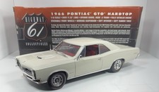 Highway 61 118 Scale 1966 Pontiac Gto White Version Very Rare Highway 61 118 Scale 1966 Pontiac Gto White Version Very Rare