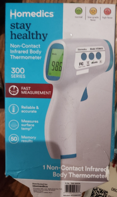 #ad #ad HoMedics Non Contact Infrared Body Thermometer 300 Series MODEL :HTD8813C $19.95
