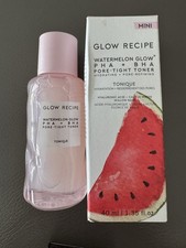 Glow Recipe Watermelon Glow PHA  BHA Pore Tight Toner 1.35 oz 40ml Mini Travel
