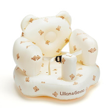 Lilian Gema Inflatable Baby Seat for Babies 3 Months  Up, Blow Up Baby Chair wi